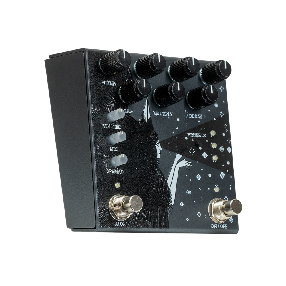 Old Bood Noise Endeavors Dark Star V3 Stereo Reverb Pedal - Black