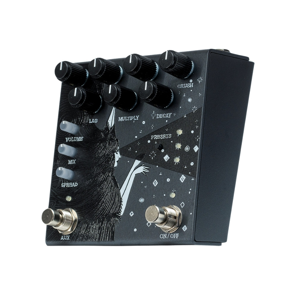 Old Bood Noise Endeavors Dark Star V3 Stereo Reverb Pedal - Black