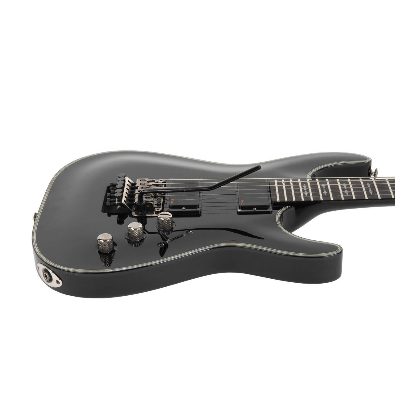 Used Schecter Hellraiser Black 2005 | Cream City Music