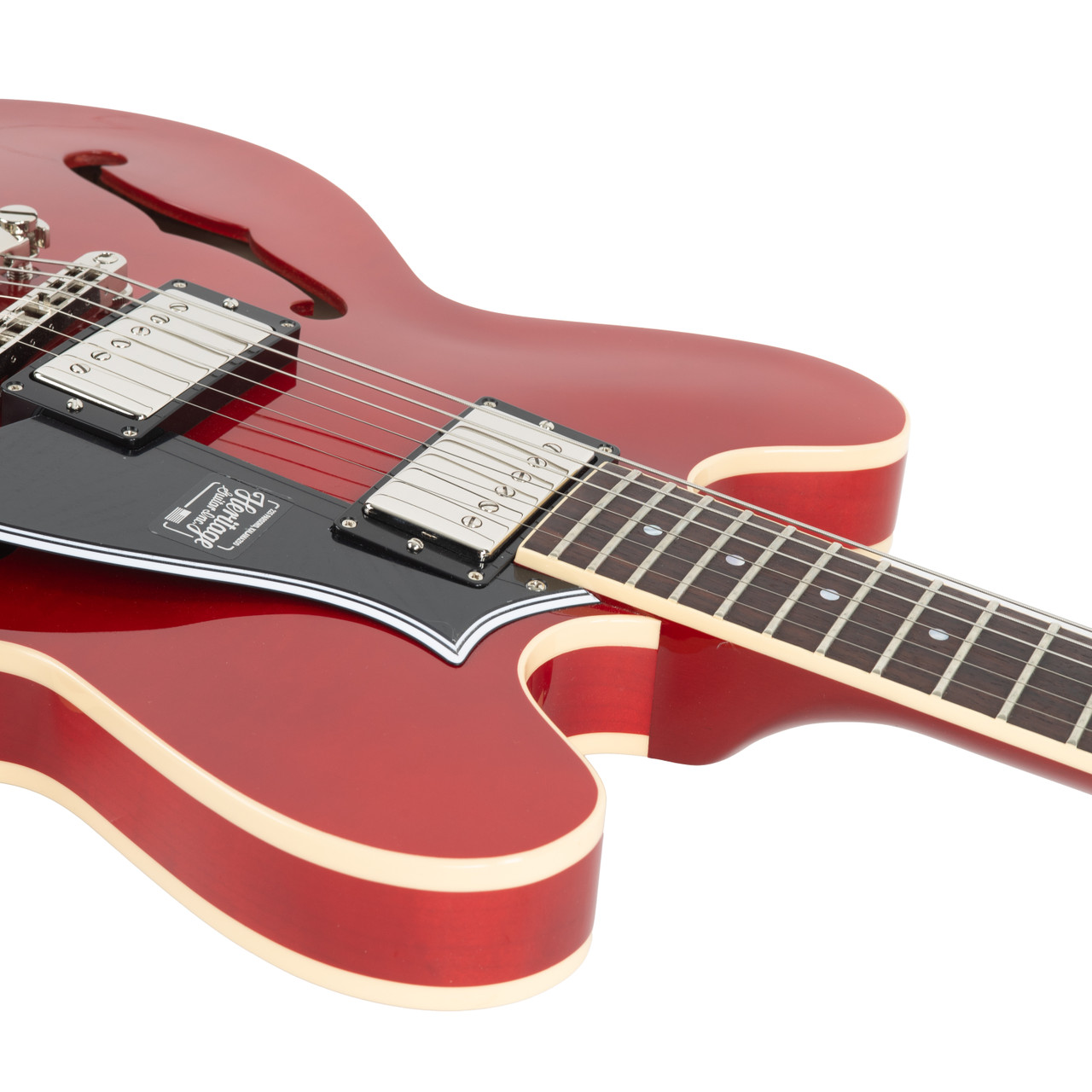 Heritage H-535 Standard Semi Hollow - Transparent Cherry | Cream