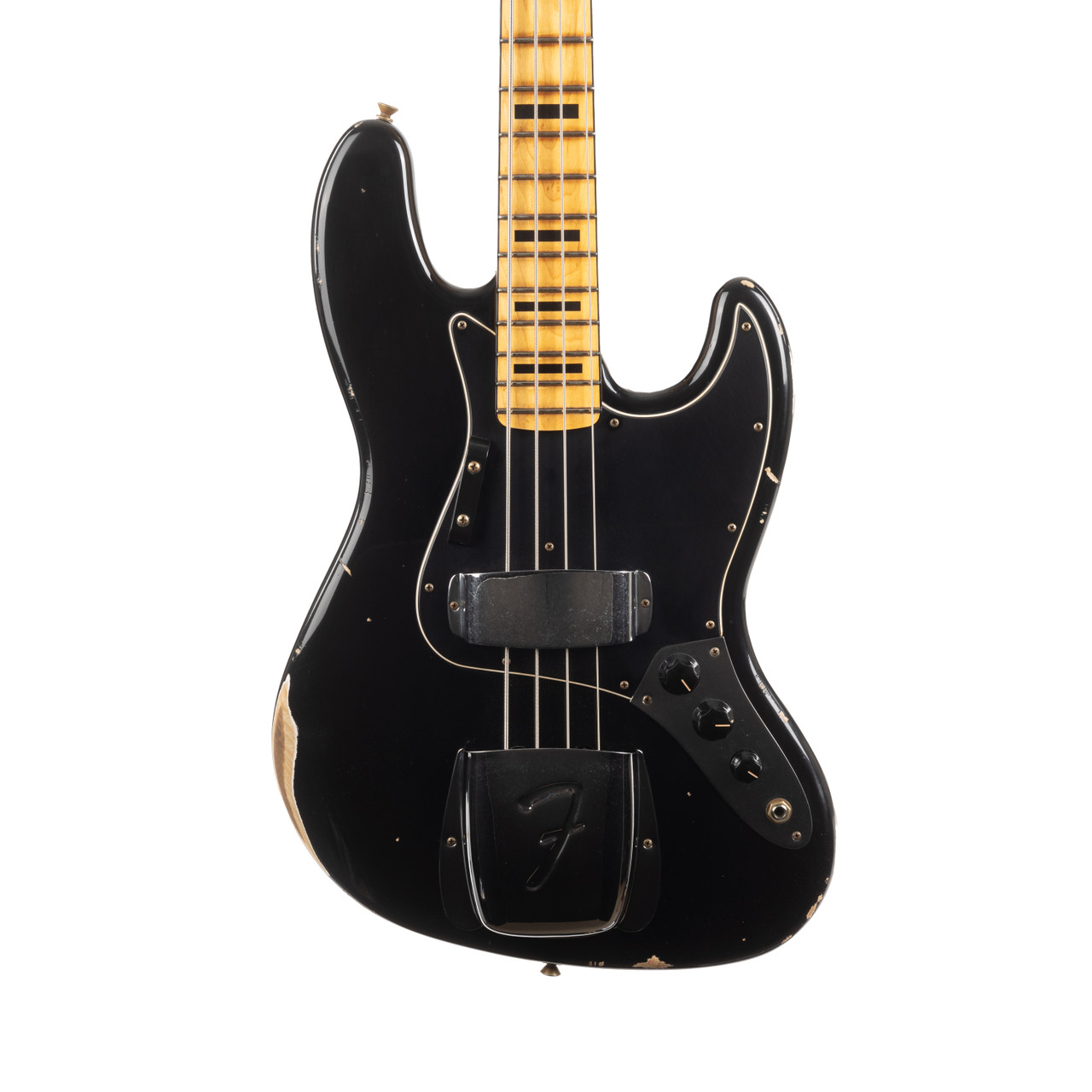 Fender Custom Shop 1972 Jazz Bass Relic - Black | Cream City Music