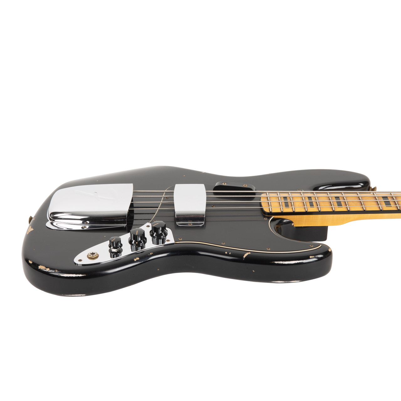 Fender Custom Shop 1972 Jazz Bass Relic - Black | Cream City Music
