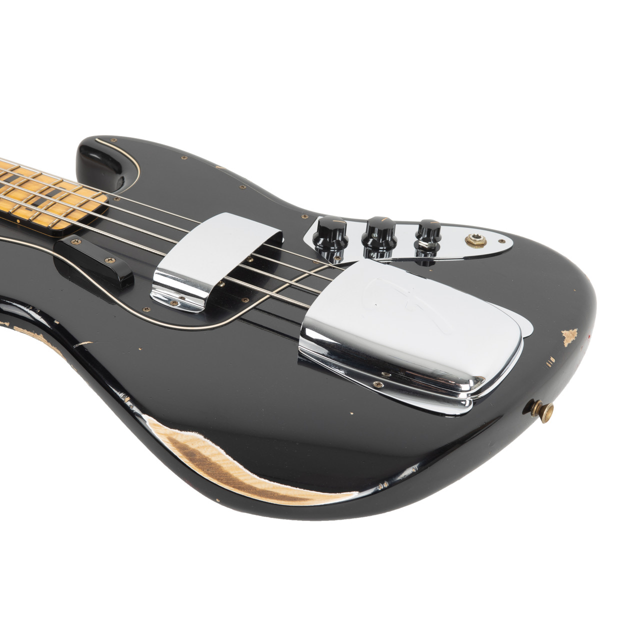 Fender Custom Shop 1972 Jazz Bass Relic - Black | Cream City Music