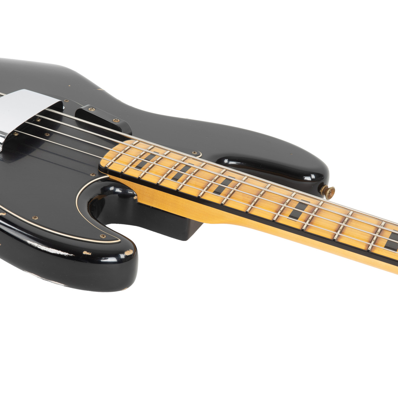 Fender Custom Shop 1972 Jazz Bass Relic - Black | Cream City Music