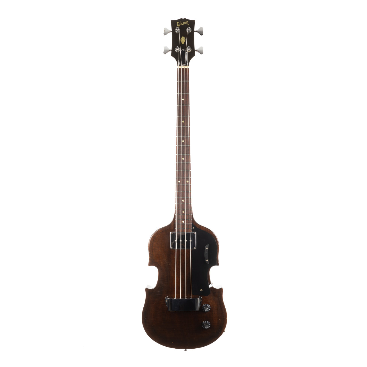 Vintage Gibson EB-1 Walnut Brown 1970 | Cream City Music