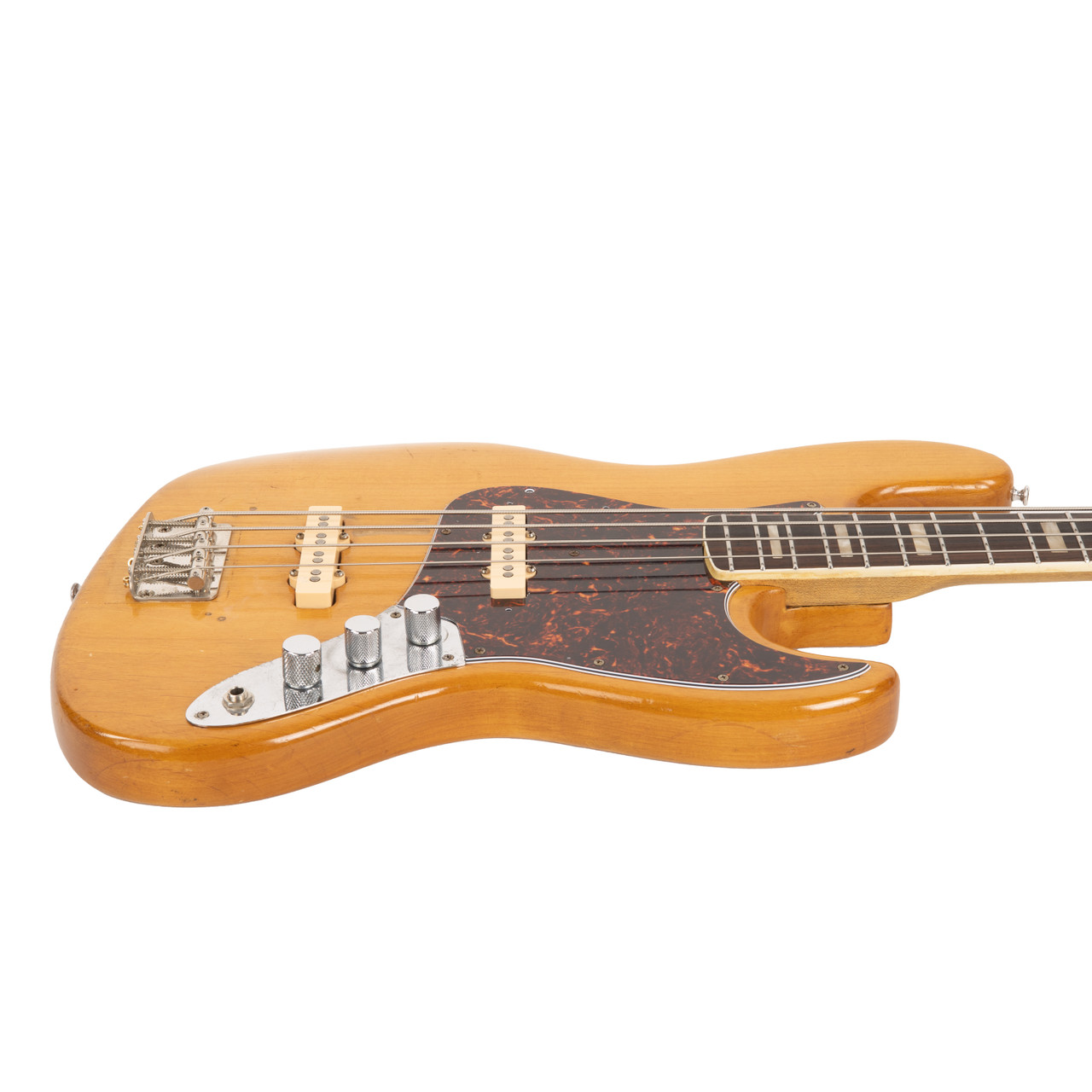 Vintage Fender Jazz Bass Stripped Natural Finish 1970 | Cream City