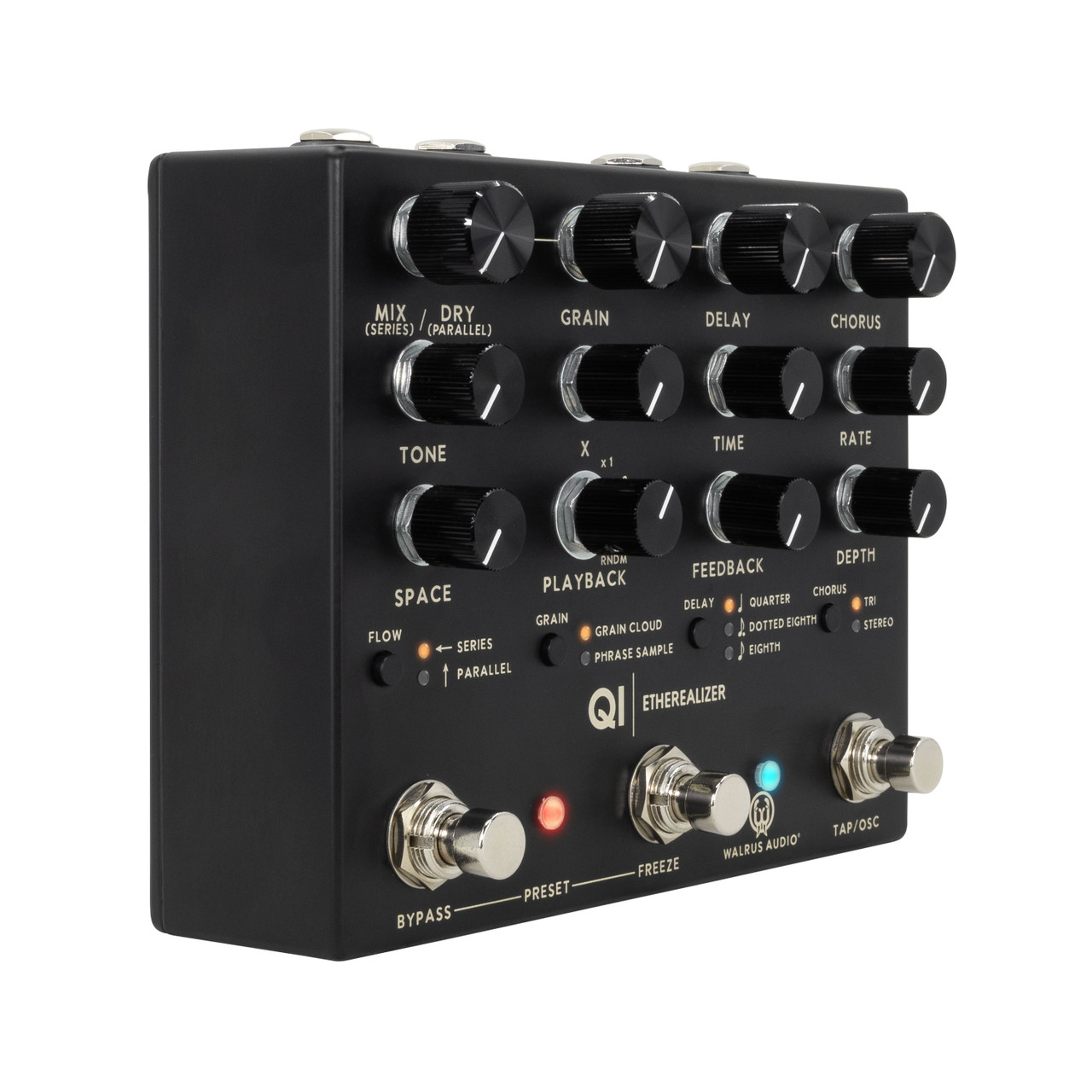 Walrus Audio Etherealizer ギターエフェクター Walrus Qi Etherealizer Stereo Multi-Effects - Black | Cream City Music
