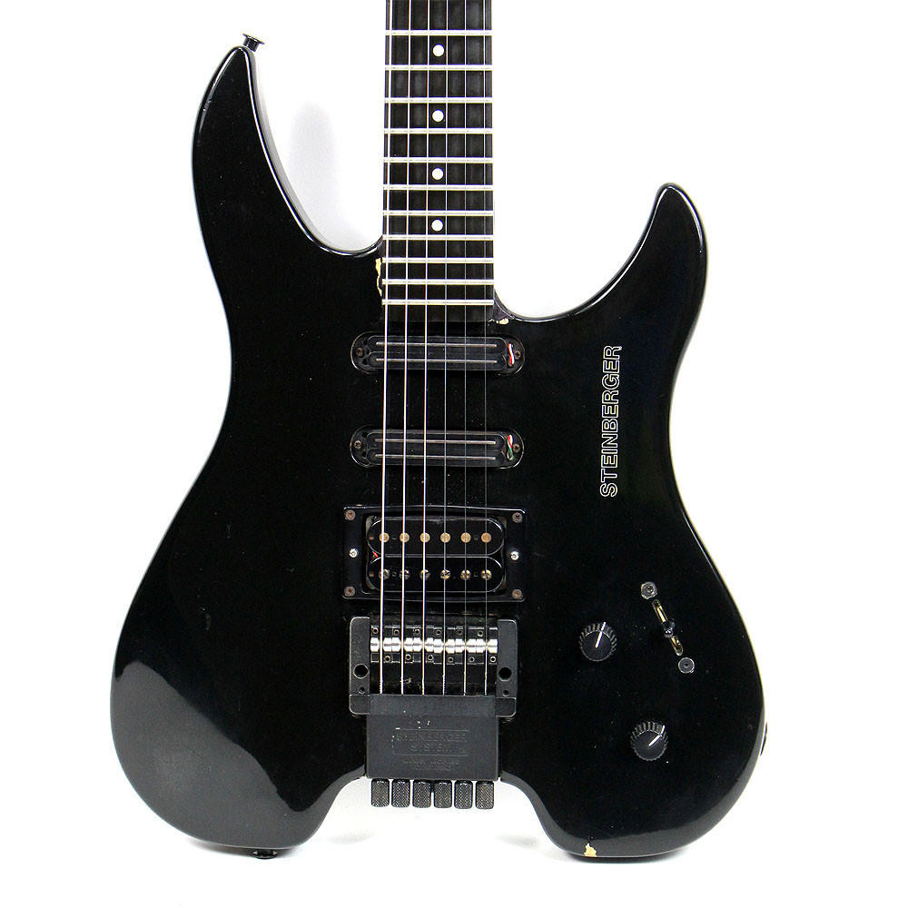 1994 USA Steinberger GR4 Electric Guitar Black Finish | Cream City