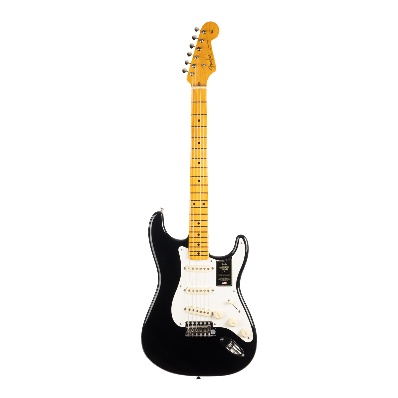 Fender American Vintage II 1957 Stratocaster Maple - Black | Cream