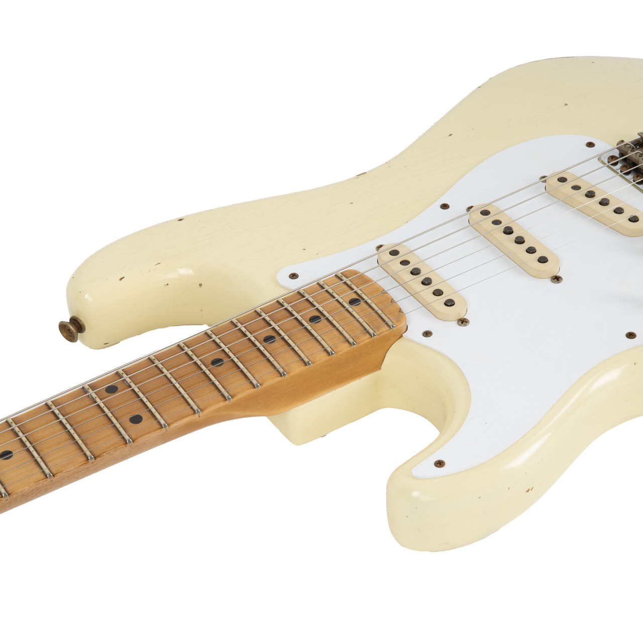 Fender Custom 1956 Stratocaster Relic Left Handed - Vintage White