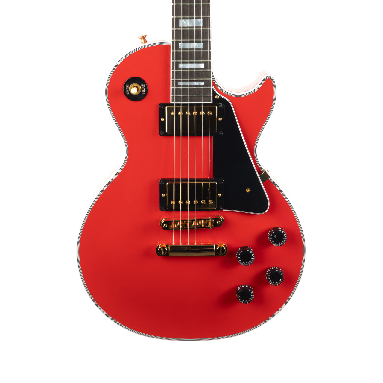 Gibson Custom Les Paul Custom Gold Hardware - Ferrari Red Gloss