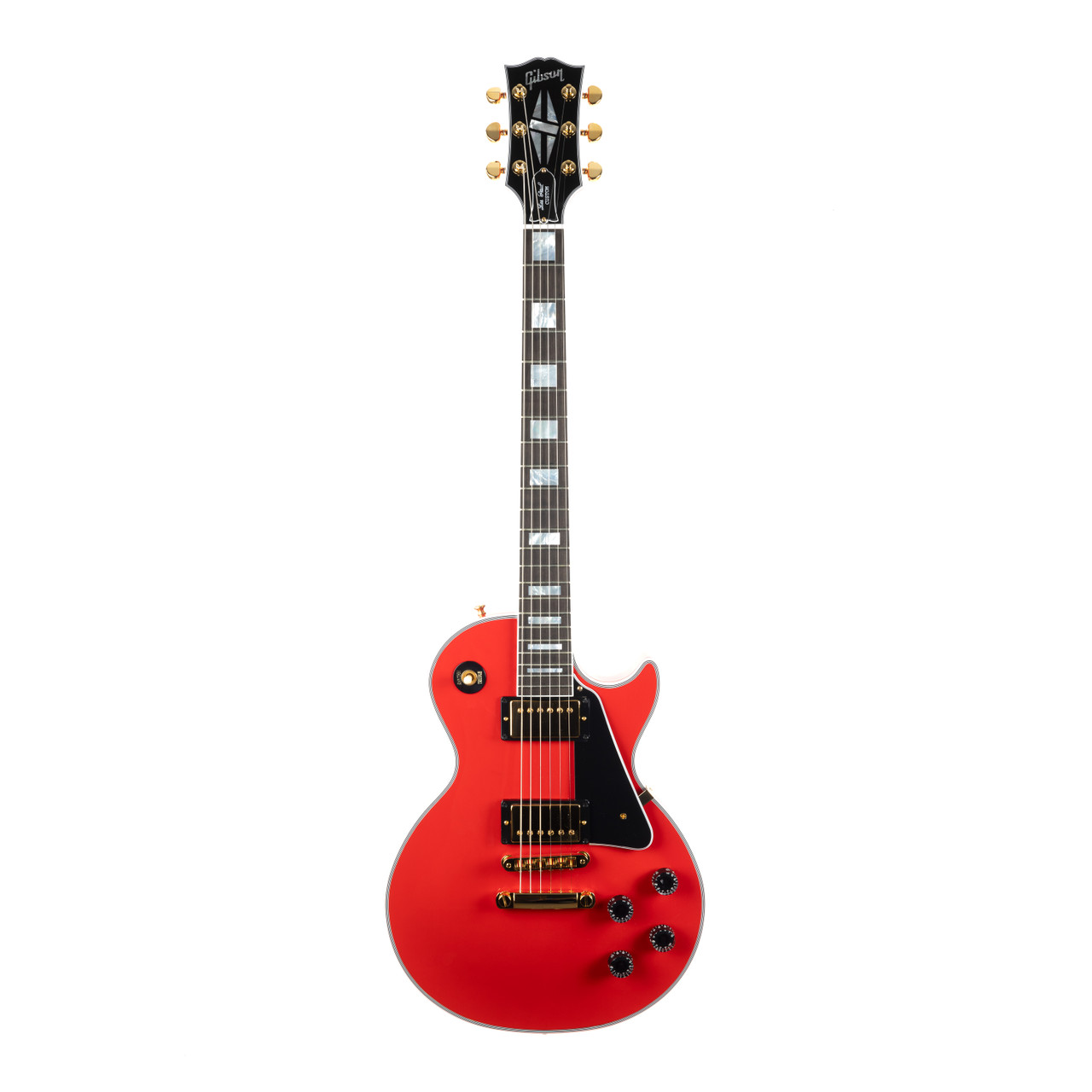 Gibson Custom Les Paul Custom Gold Hardware - Ferrari Red Gloss