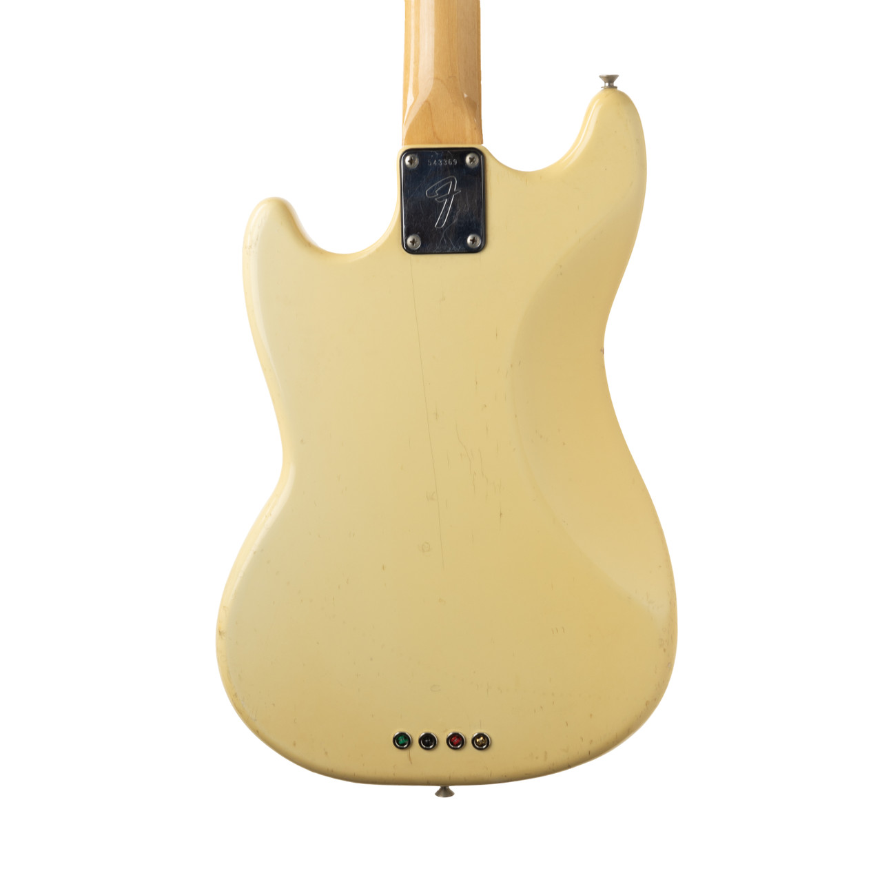 Vintage Fender Mustang Bass Olympic White 1974 | Cream City Music