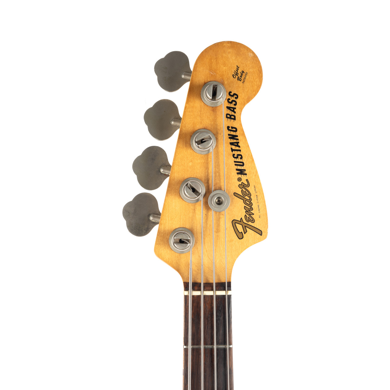 Vintage Fender Mustang Bass Olympic White 1974 | Cream City Music