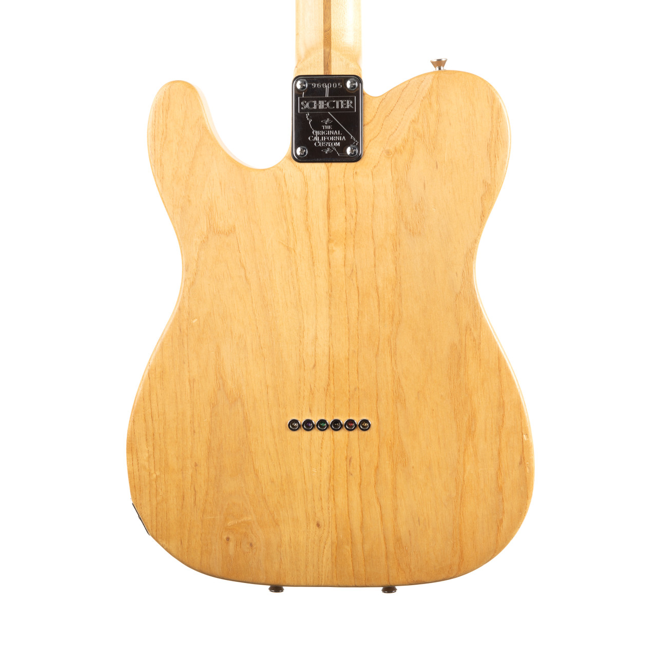 Used Schecter California Custom T-Style Natural 1996 | Cream City