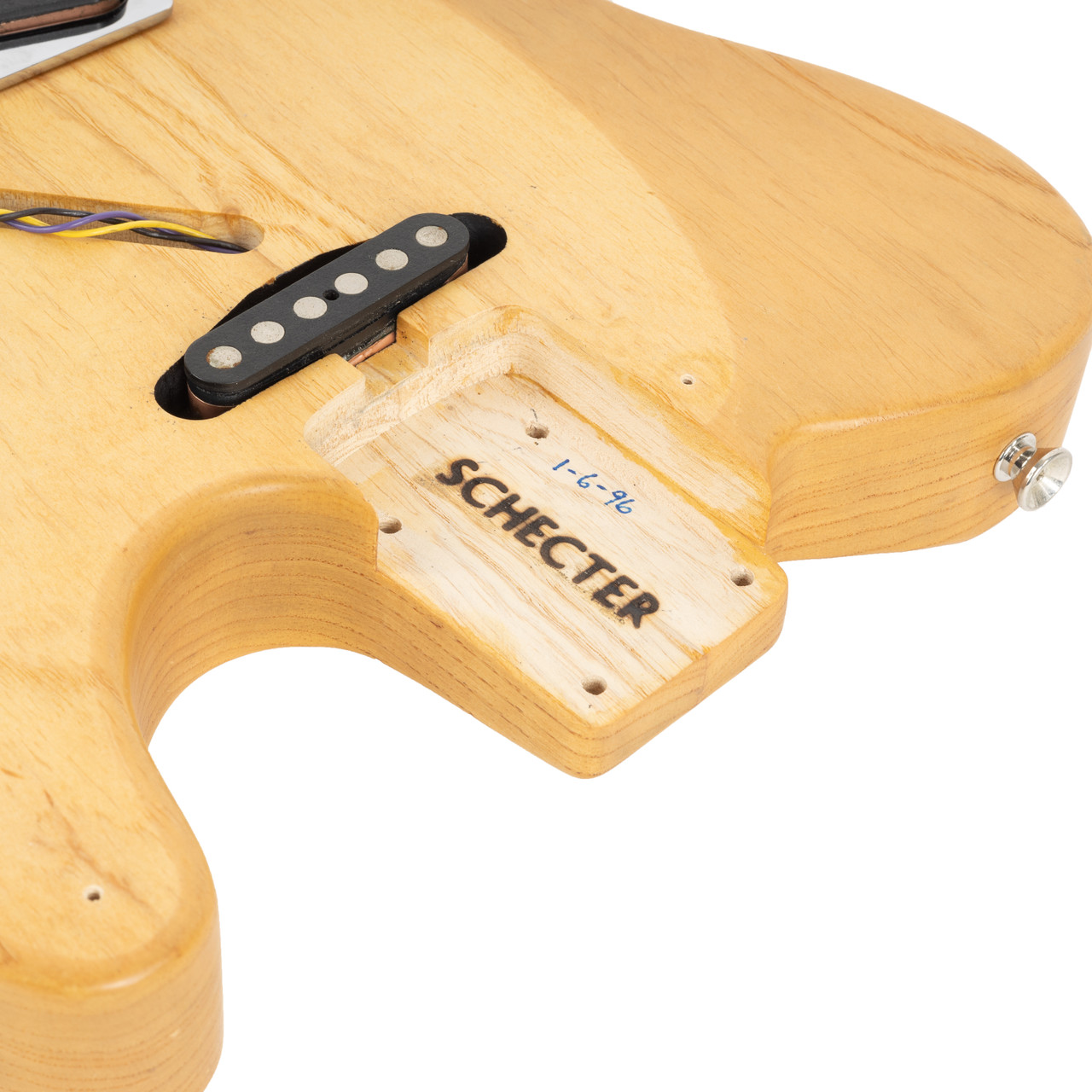 SCHECTER EX4 California Custom 1996年モデル Used Schecter California Custom T-Style Natural 1996 | Cream City