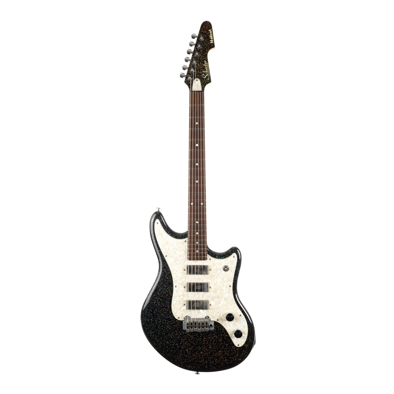 Used Schecter Hellcat Black Sparkle 1999 | Cream City Music