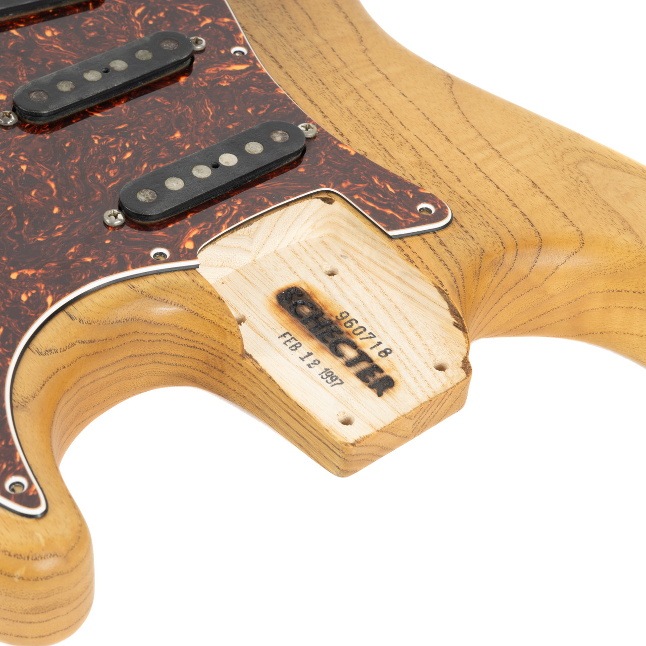 Used Schecter California Custom Natural 1997 | Cream City Music