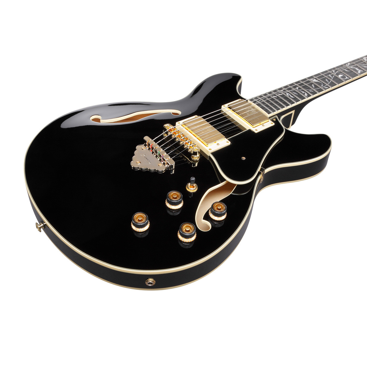Ibanez AS93SP AS Artcore Expressionist Semi Hollow - Black | Cream