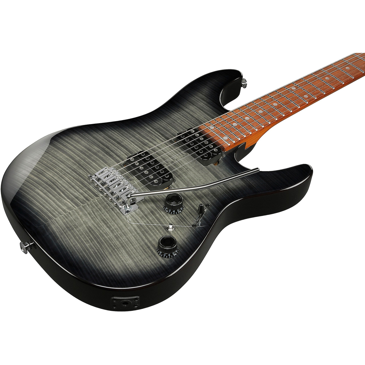 Ibanez AZ24S1F Standard - Transparent Black Sunburst | Cream City
