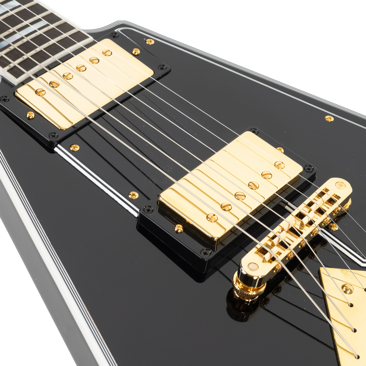 Used Gibson Custom Flying V Custom with Ebony Fingerboard - Ebony