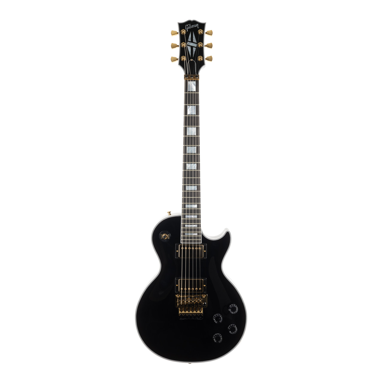Gibson Custom Les Paul Axcess Custom Floyd Rose - Ebony | Cream