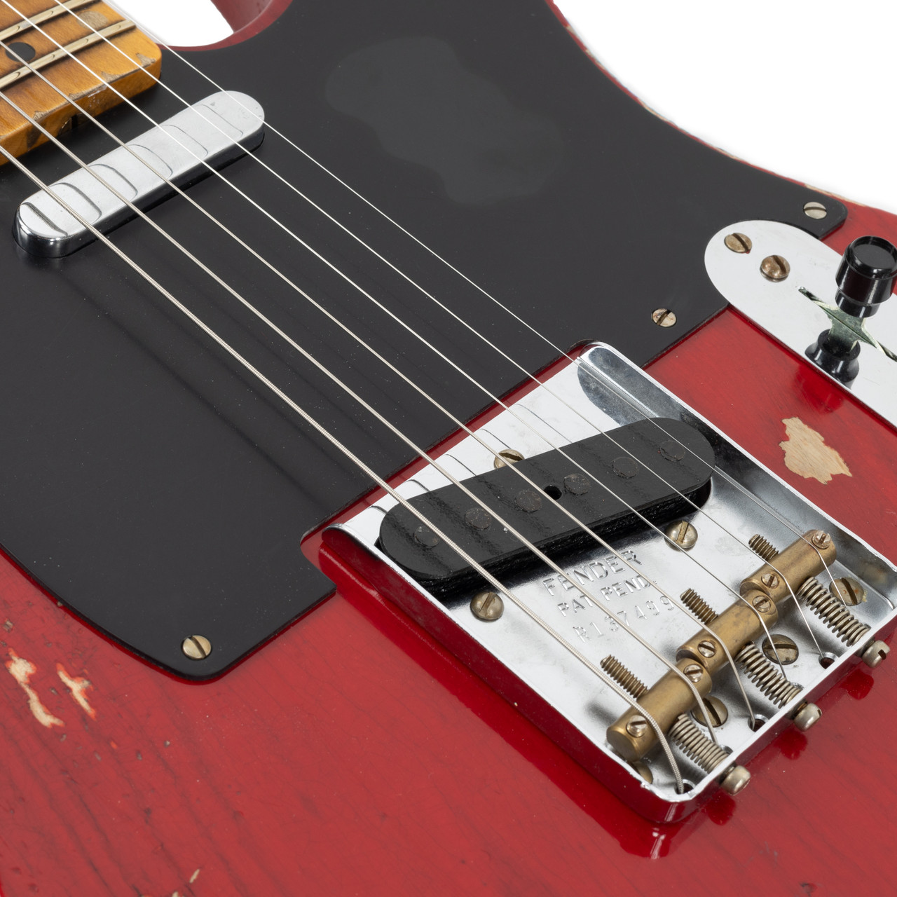 Fender Custom Shop 1951 Nocaster Heavy Relic - Crimson Transparent