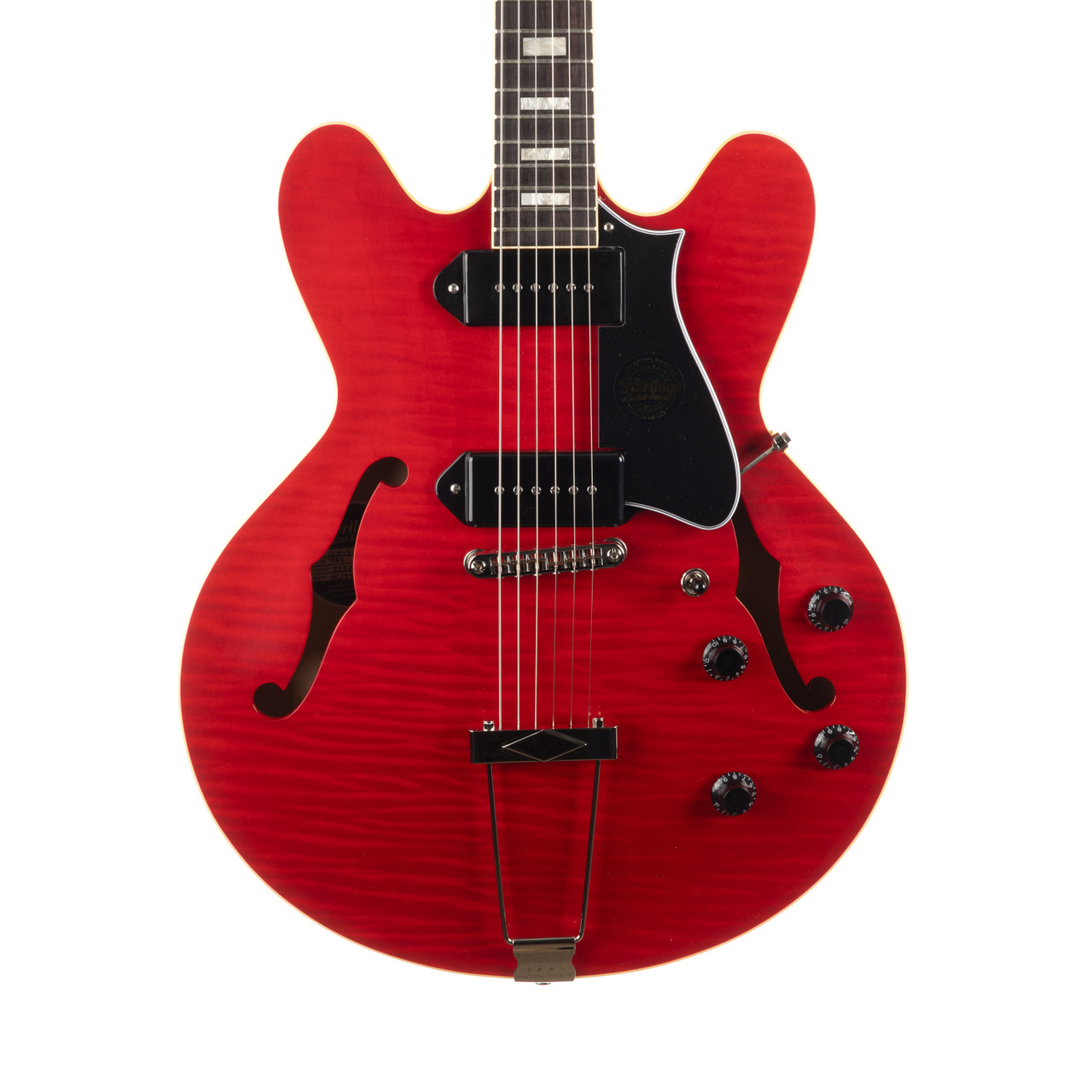 Heritage Custom Core H-530 Hollow Body - Cherry HC1240627 | Cream