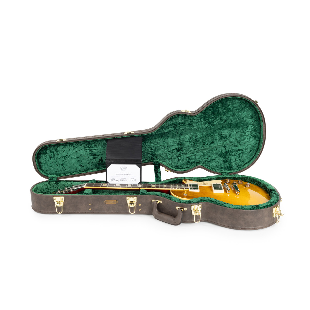 Heritage Custom Shop H-150 Core Collection Plain Top - Dirty Lemon
