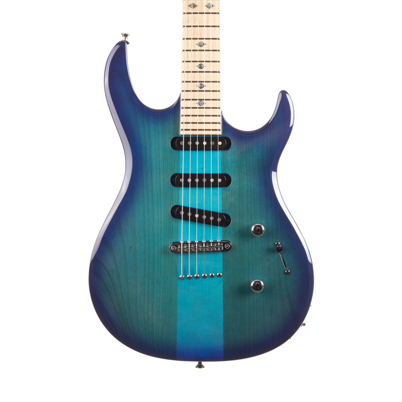 Used Kiesel DC127 Blue Burst | Cream City Music