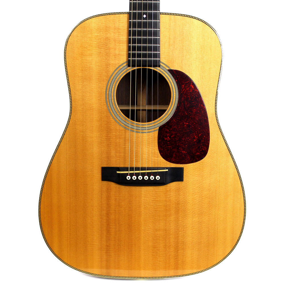 1995 Martin Custom HD-28 Dreadnought Acoustic Guitar with Added