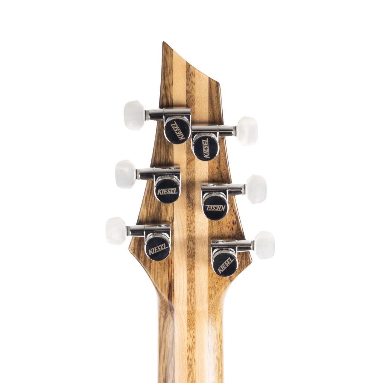 Used Kiesel CT-6 Black Limba Wood Flame Maple Sunburst | Cream