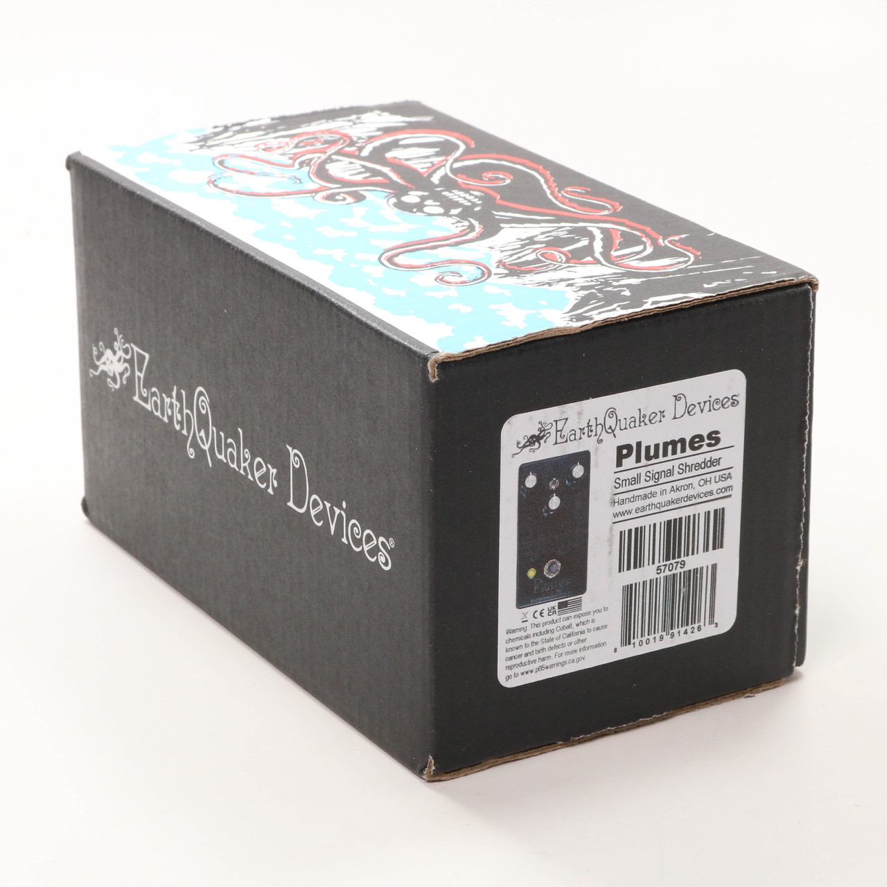 Used EarthQuaker Devices Plumes Overdrive Pedal - Black | Cream
