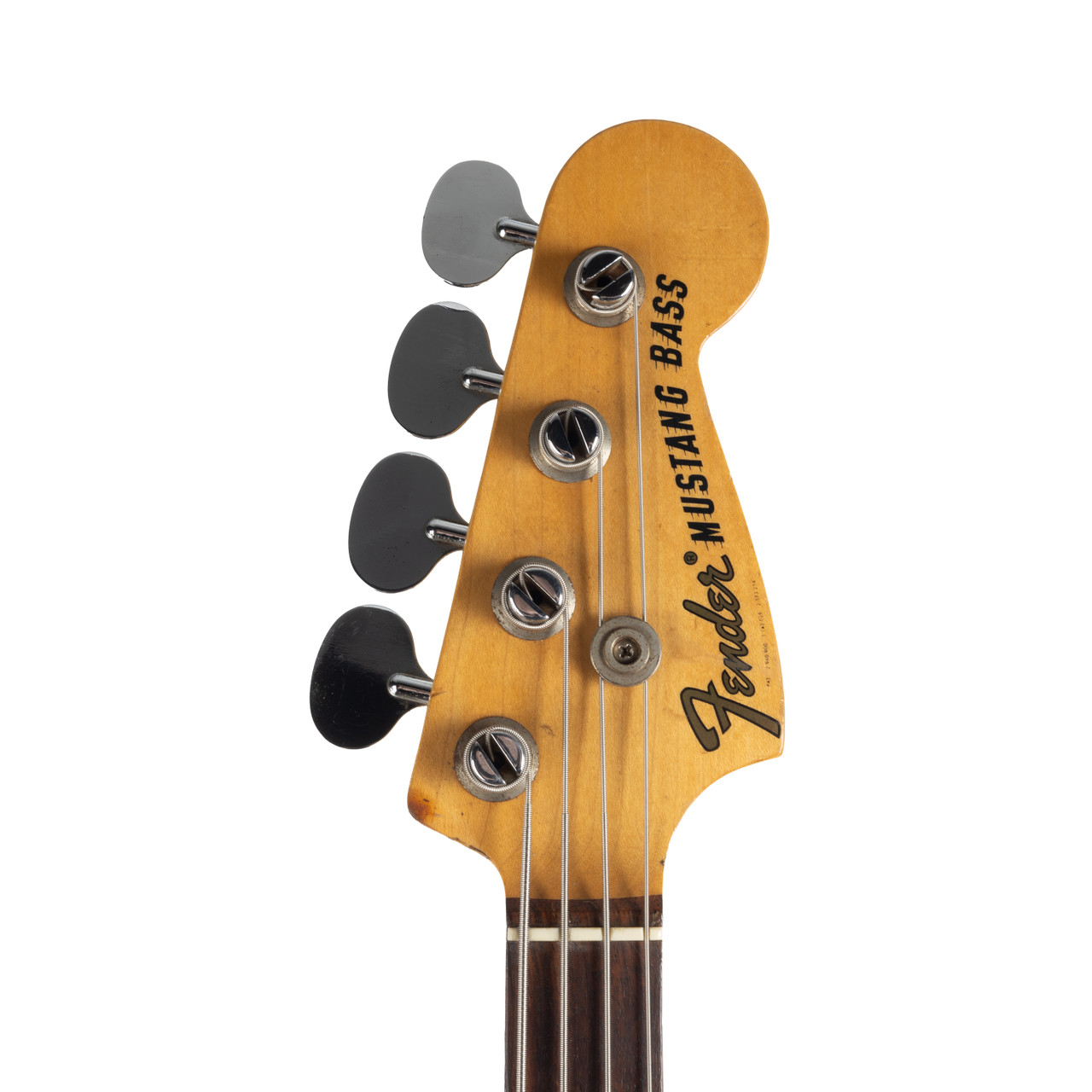 Vintage Fender Mustang Bass Black 1966 | Cream City Music
