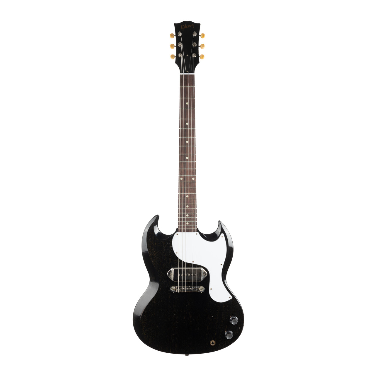 Gibson Custom Shop 1963 SG Junior Light Aged - Epiphone Silver Fox