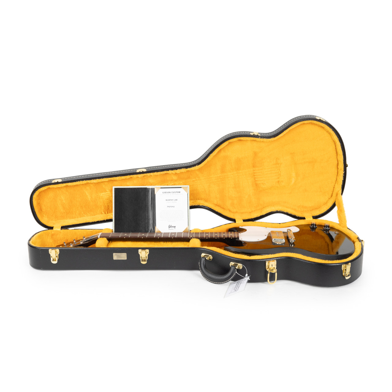 Gibson Custom Shop 1963 SG Junior Light Aged - Epiphone Silver Fox 