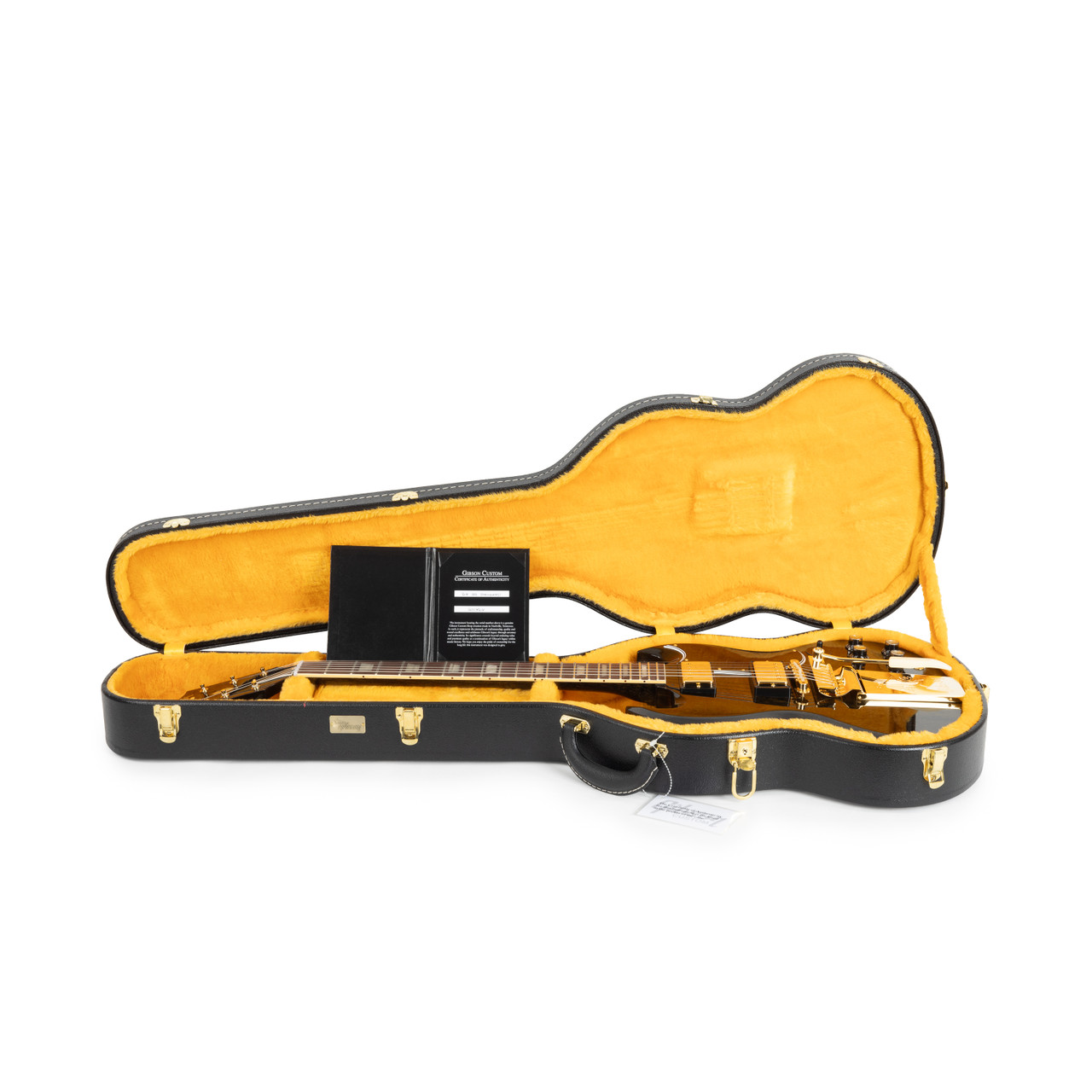 Gibson Custom Shop 1964 SG Standard Maestro - TV Black and Gold