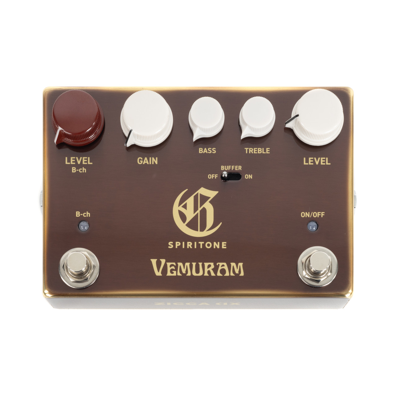 ギター VEMURAM SPIRITONE Vemuram Spiritone Medium-Gain Overdrive Pedal | Cream City Music