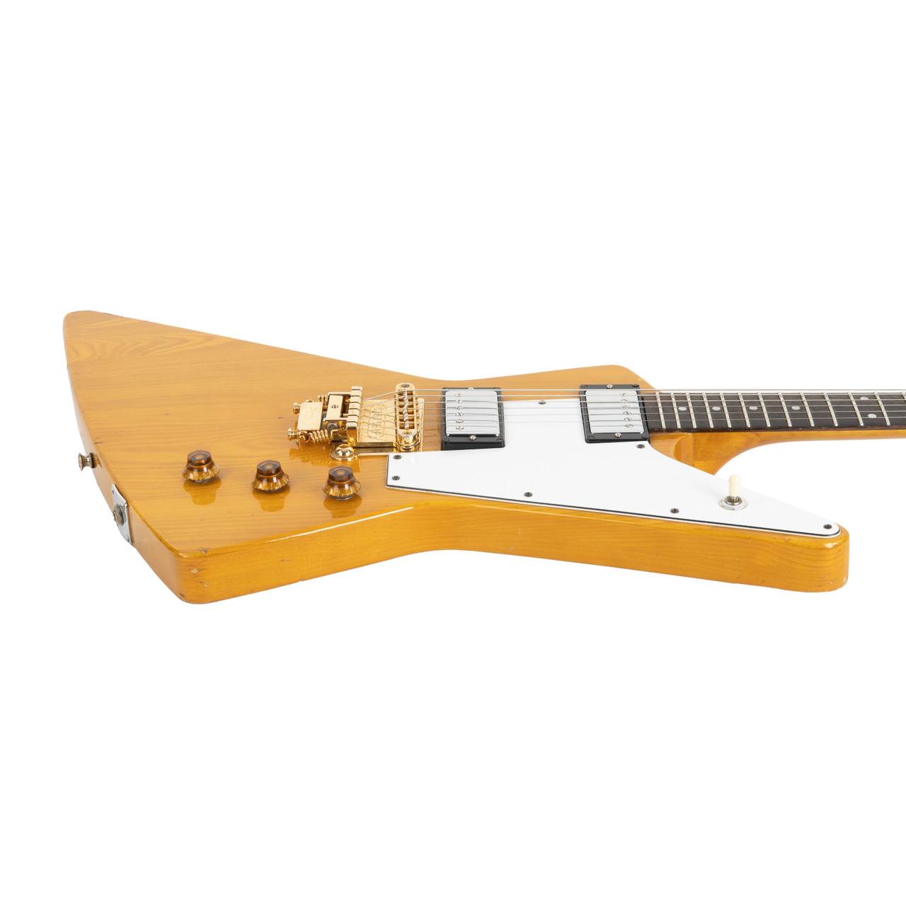 Vintage Ibanez Model 2459 Destroyer Korina Natural 1977 | Cream