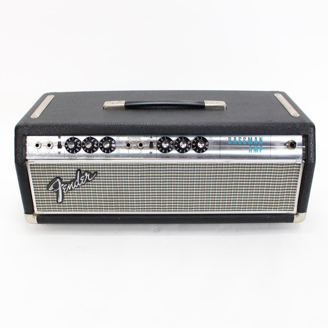 Vintage 1968 Drip Edge Fender Bassman 50W Tube Amp Head AA864
