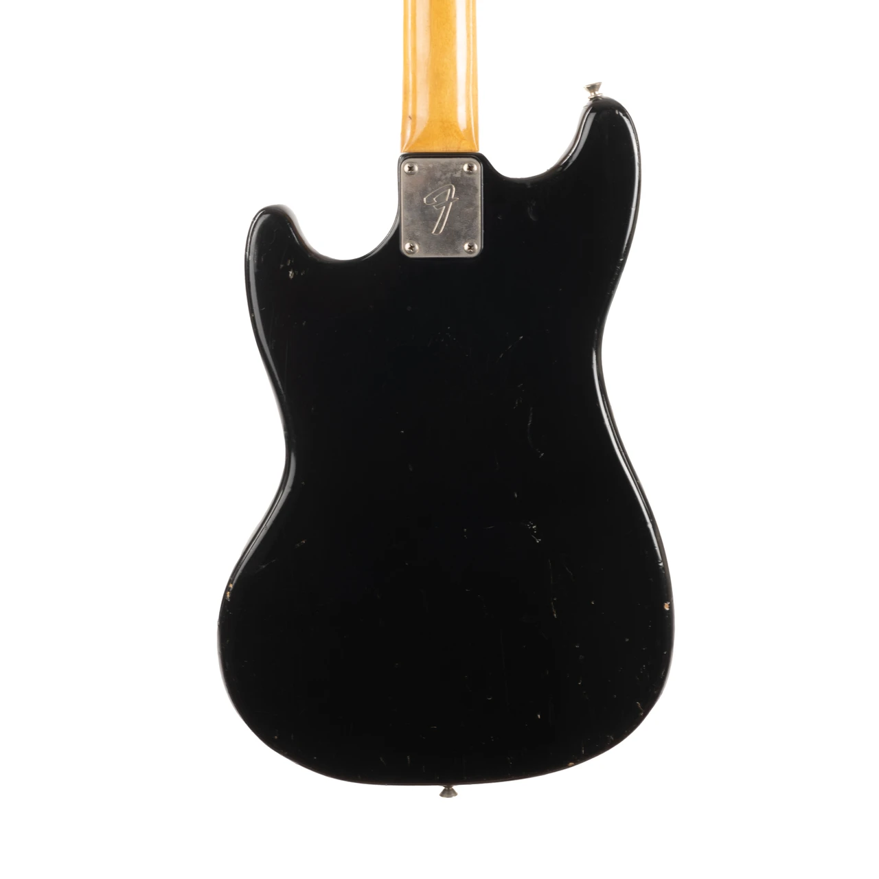 Vintage Fender Musicmaster Bass Black 1977 | Cream City Music