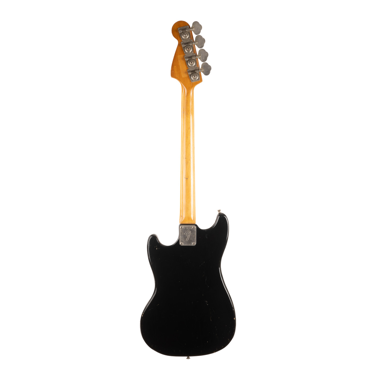 Vintage Fender Musicmaster Bass Black 1977 | Cream City Music
