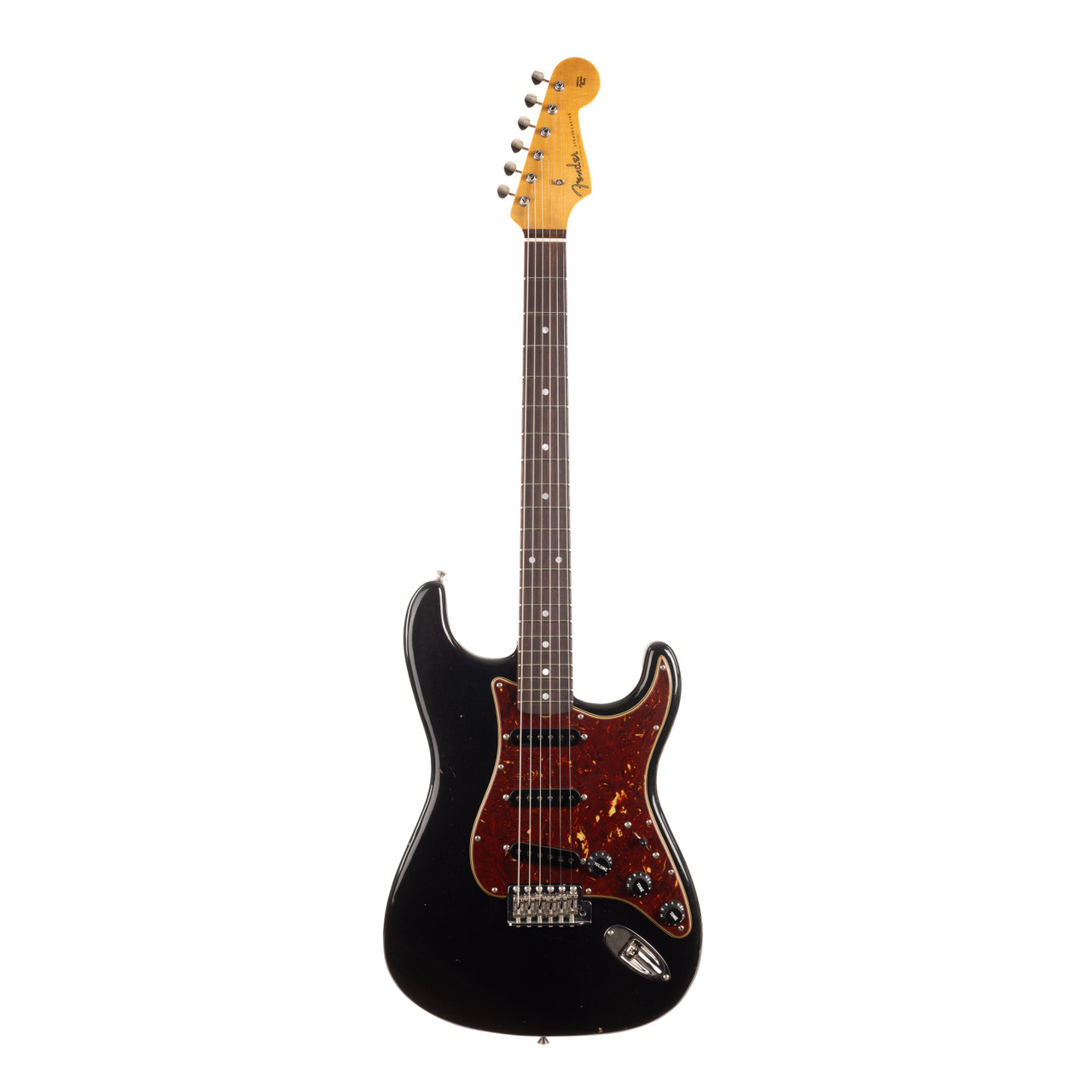 Custom HardRelic Black Stratocaster【美品】 Fender Custom Shop Roasted StratocasterJourneyman Relic - Black
