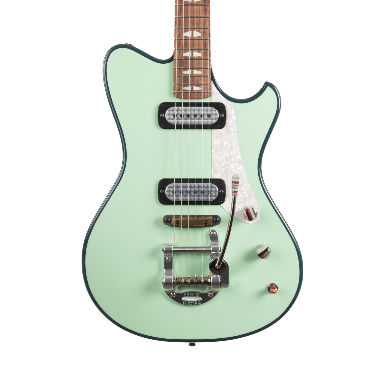 Powers Electric A-Type Two Tone - Mint and Fjord Green | Cream