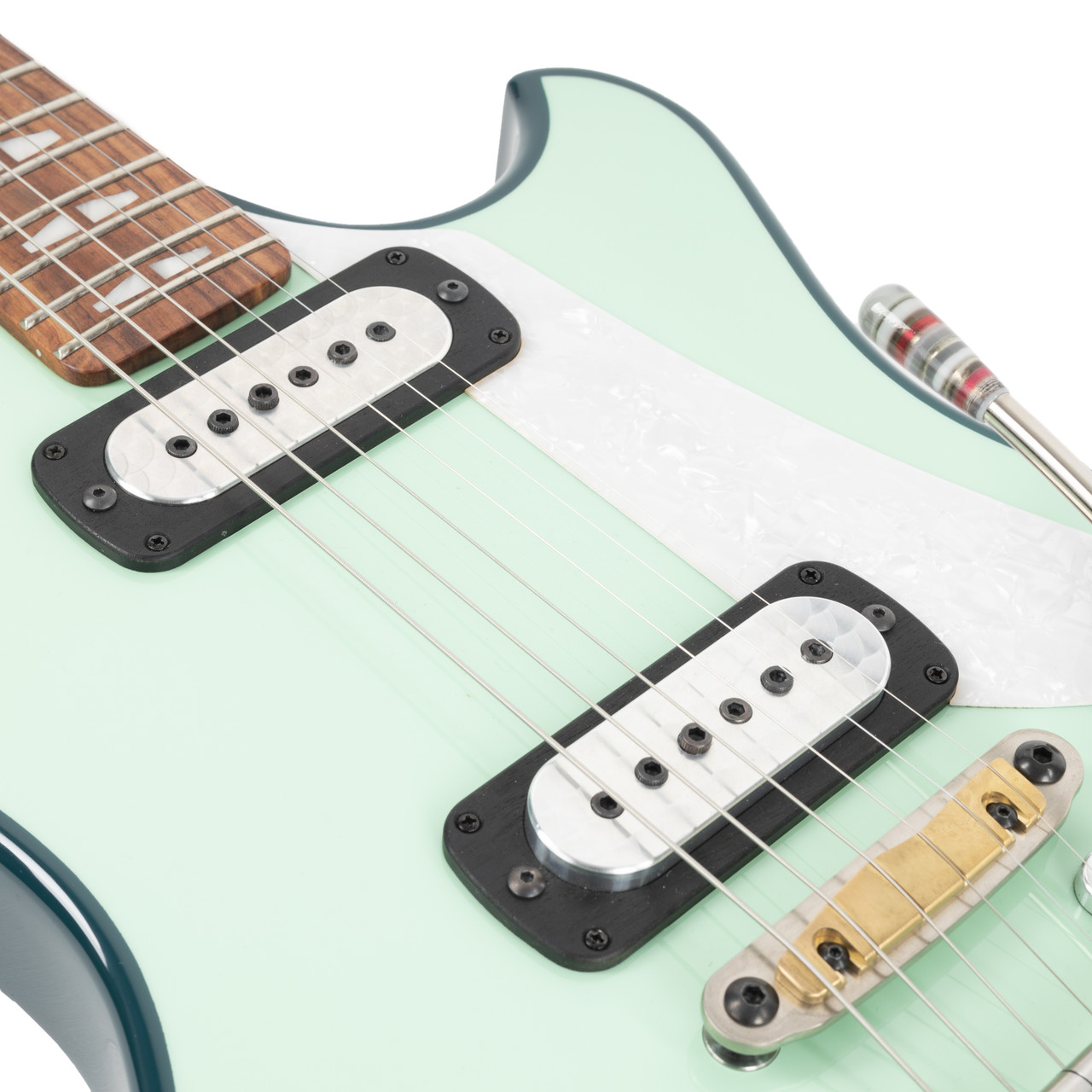 ギター ELEVEN ELECTRIX GOTTYBOY Powers Electric A-Type Two Tone - Mint and Fjord Green | Cream