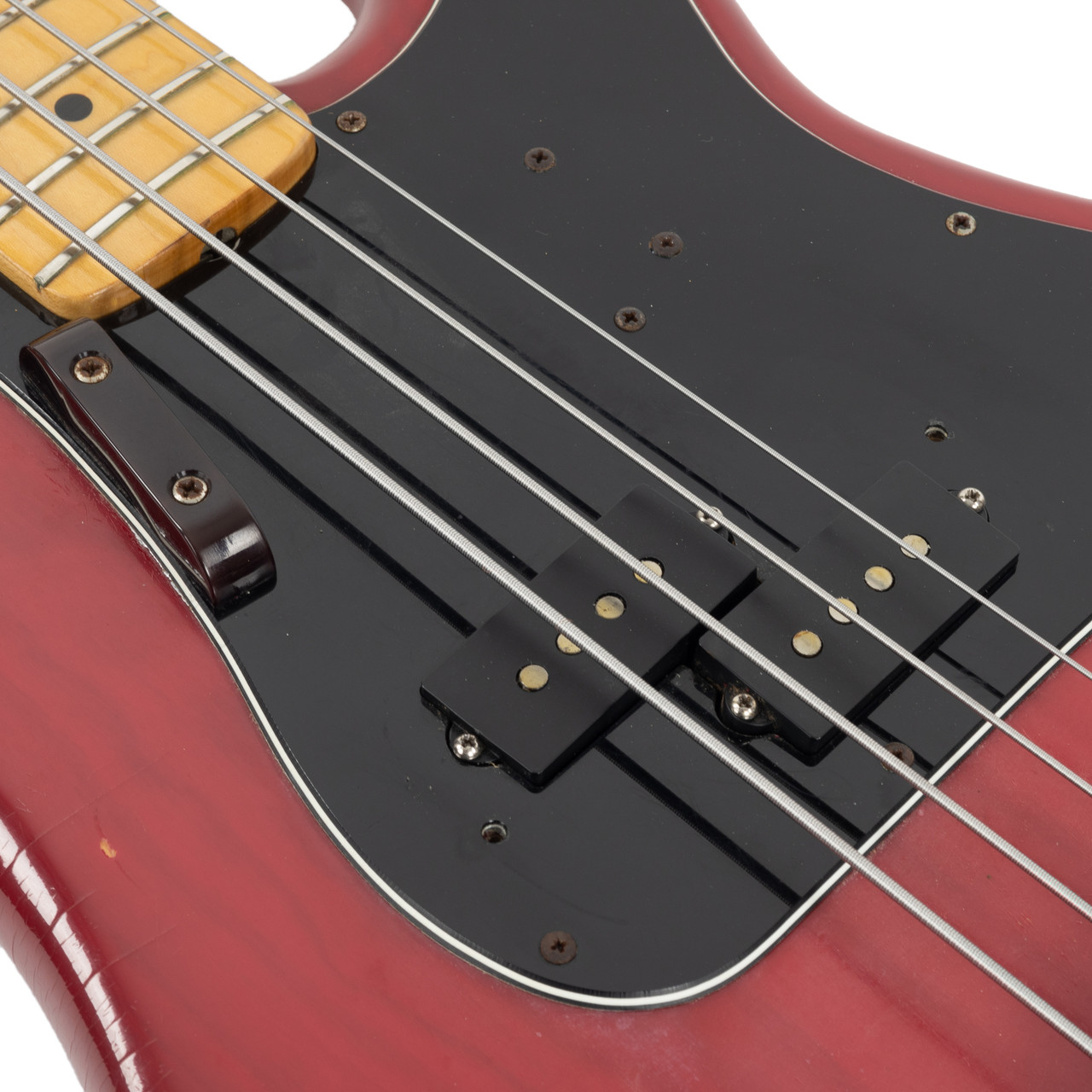 Vintage Fender Precision Bass Wine Red 1979 | Cream City Music