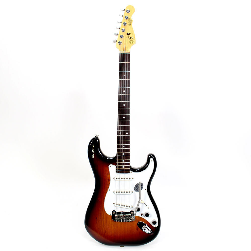 1991 USA Made G&L S-500 Electric Guitar in Sunburst Finish | Cream