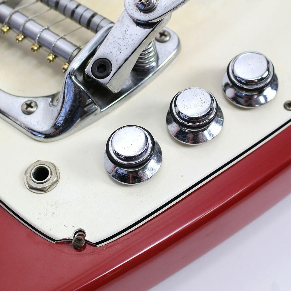 Vintage 1960'S Vox Phantom VI Electric Guitar Red Finish Made In