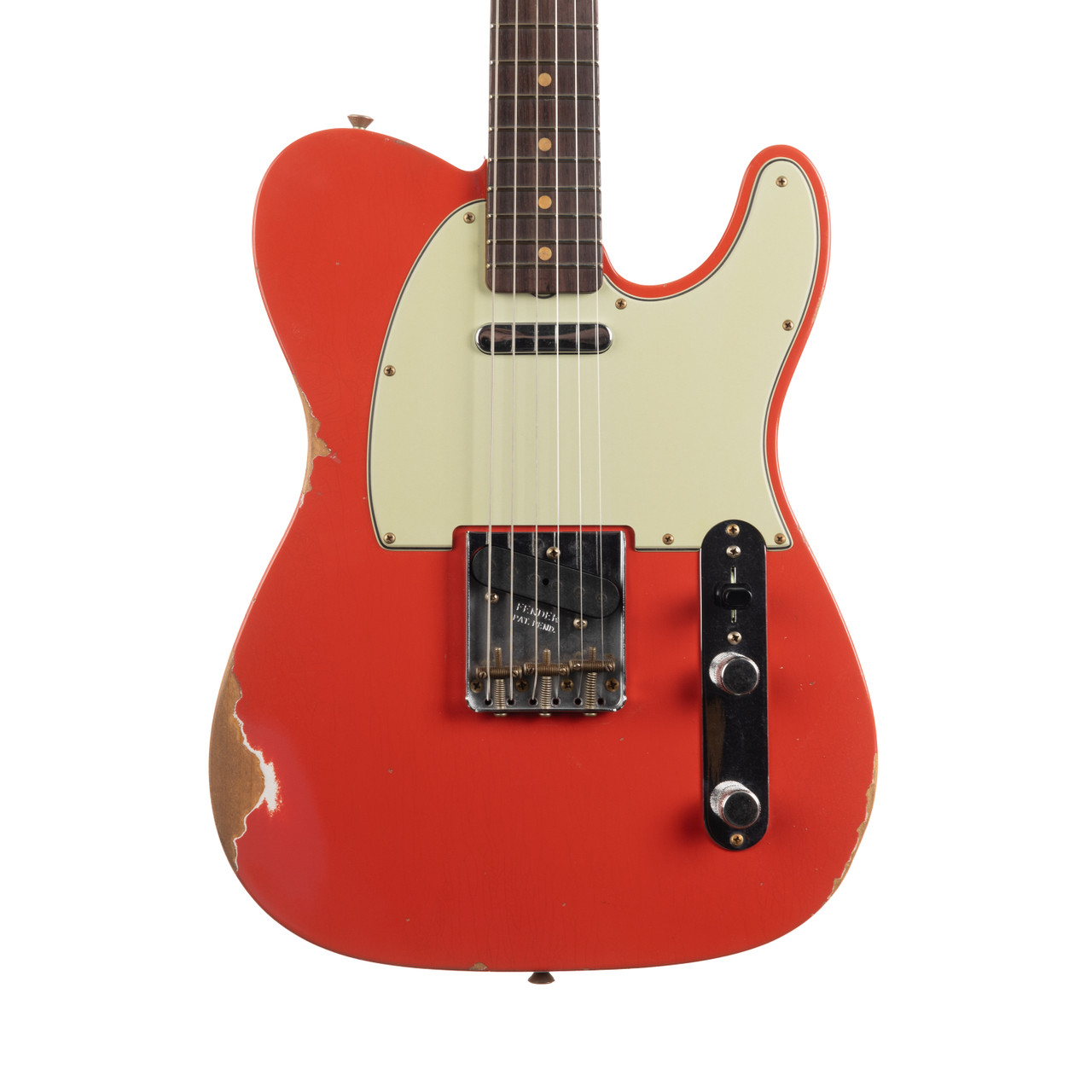 Fender Custom Shop 1963 Telecaster Relic Rosewood - Fiesta Red