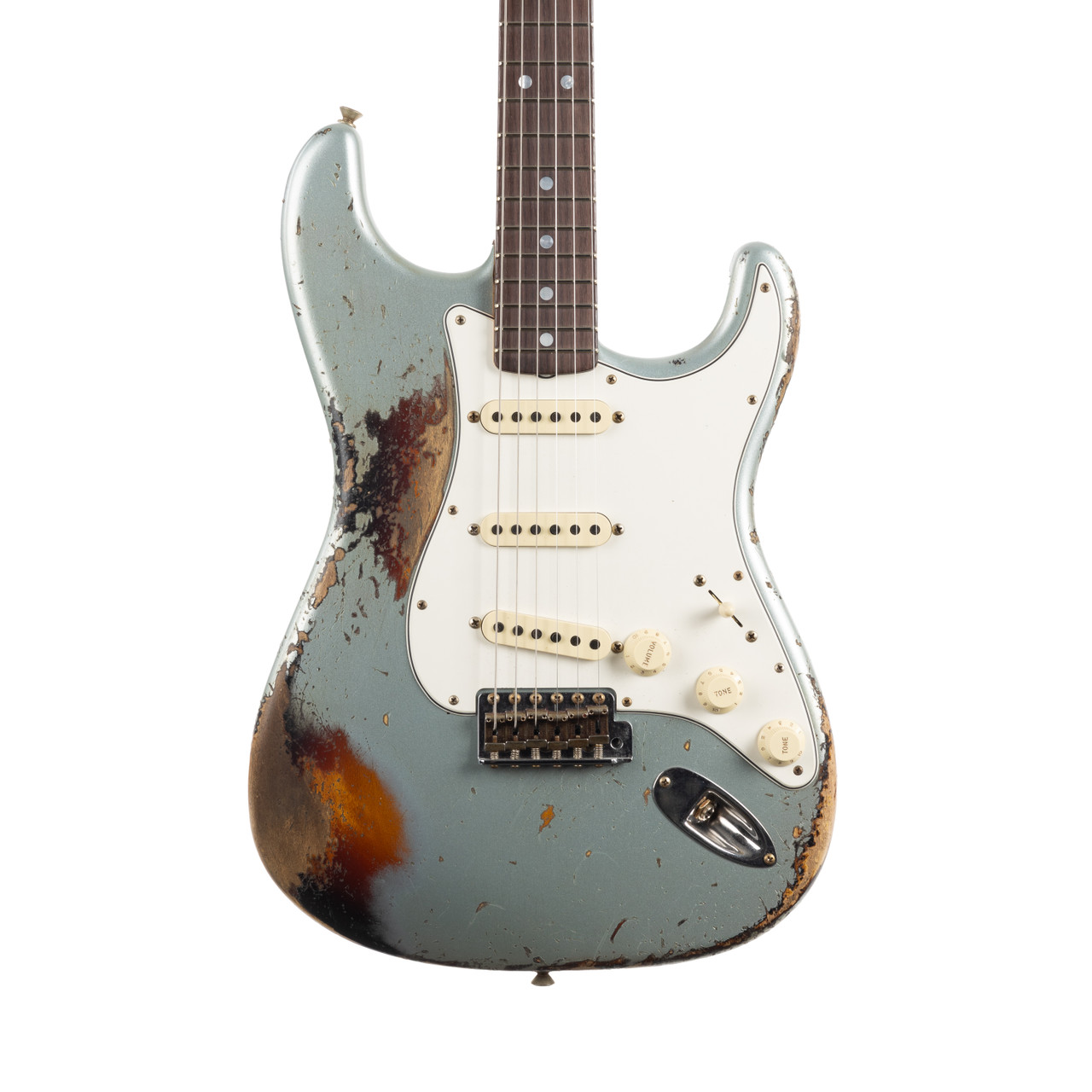 Fender Custom Shop 1965 Stratocaster Relic - Firemist Silver on 3